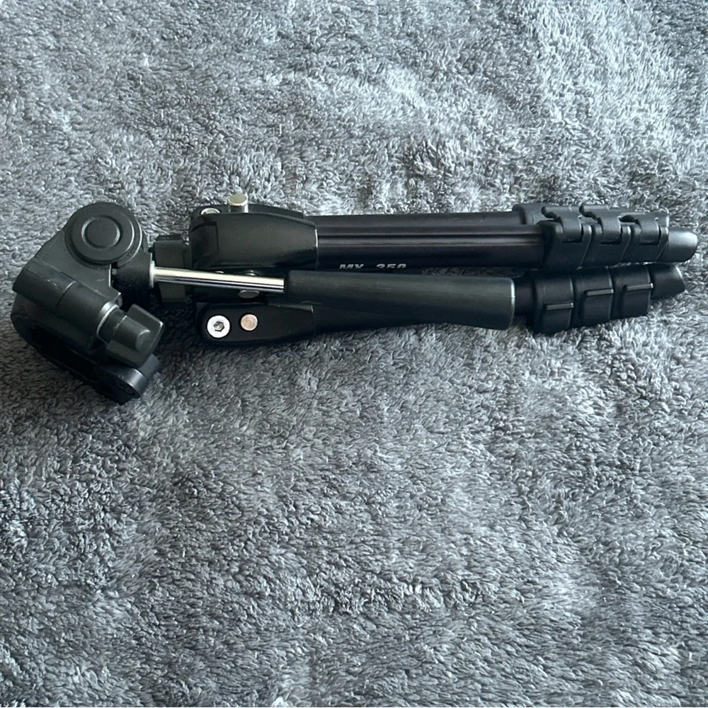 Black Camera Tripod
